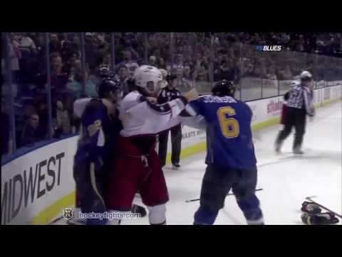 St. Louis Blues Fights 2009 - 2010 Season Part 1