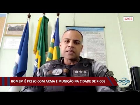 Jovem é preso com arma de fogo e tocas em Picos 04 12 2020