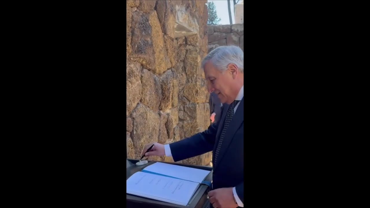 25 APRILE, TAJANI ALLE FOSSE ARDEATINE: “LA LIBERTÀ È DI TUTTI GLI ITALIANI”