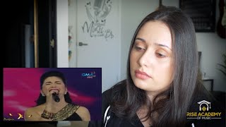 Vocal Coach Reacts to Regine Velasquez singing I Wanna Know What Love Is