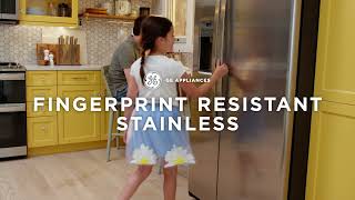 GE 17.5 Cu. Ft. Counter-Depth French-Door Refrigerator Stainless Steel GYE18JYLFS Picture