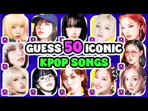 GUESS 50 KPOP SONGS  - GIRL GROUP ❤️‍🔥 KPOP QUIZ 2024