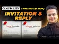 Invitation Writing Reply Class 12 English Formal Informal Format Examples Boards 2025