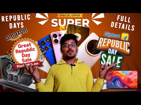 🔥 Flipkart & Amazon Republic Days Sale 2026 | Best Deals on Mobiles, Electronics & More 😱