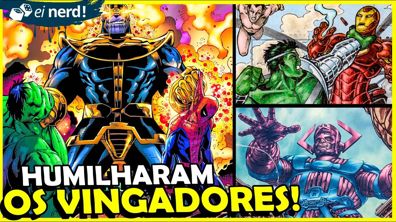 AS PIORES DERROTAS DOS VINGADORES