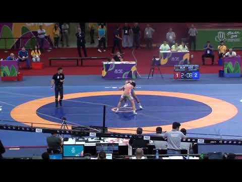 60 kq sərbəst güləş 1/4 final - Anatoli Xranika (BLR)- Sabir Cəfərov  (AZE)