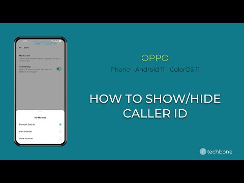 How to Show/Hide Caller ID - Oppo [Android 11 - ColorOS 11]