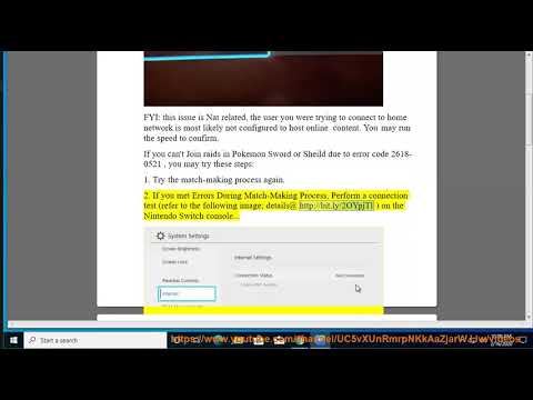 Fix error 2618-0521 when joining raids in Pokemon Sword/Sheild on Nintendo Switch (2023 updated)