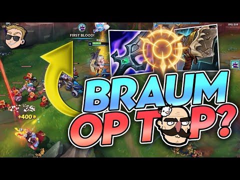 I was surprised by my absolute LEAST favorite champion.... new top pick? | S2 E22 - AD Braum Top