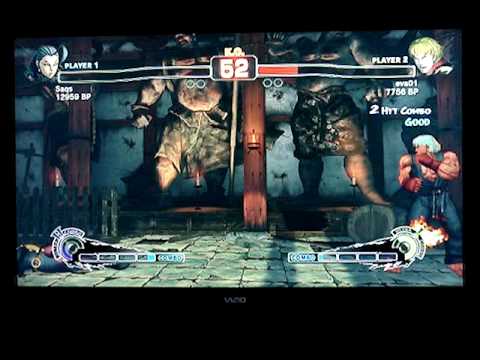 SSF4:  Saqs (Rose) vs eva01 (Ken) - GAF XBL 3 vs 3 Team Tourney - Set 3