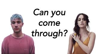 Comethru – Jeremy Zucker feat. Bea Miller LYRICS Comethru – Jeremy Zucker feat. Bea Miller LYRICS