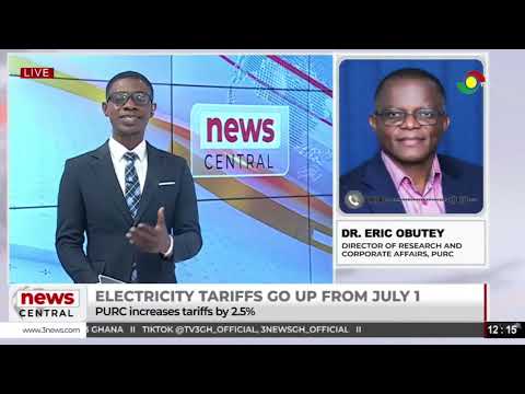 Electricity tariffs to rise by 2.5% from July 1, 2025 – PURC announces adjustment