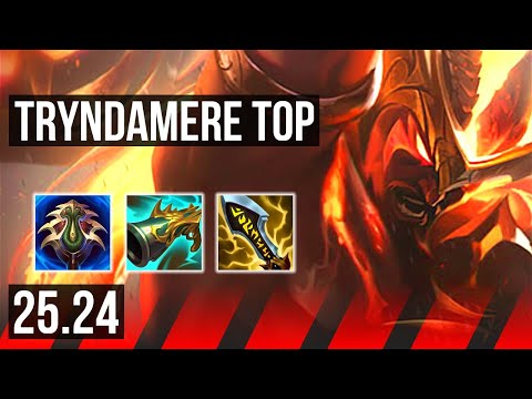 TRYNDAMERE vs DARIUS (TOP) | Good KDA: 18/1/2 | NA Master | 25.24