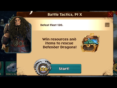 Beating fleet 120/Dragons rise of Berk