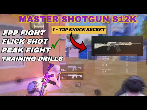 Master S12K Shotgun In Just 4Min! ( 1-TAP KNOCK SECRET 🤫 ) BGMI