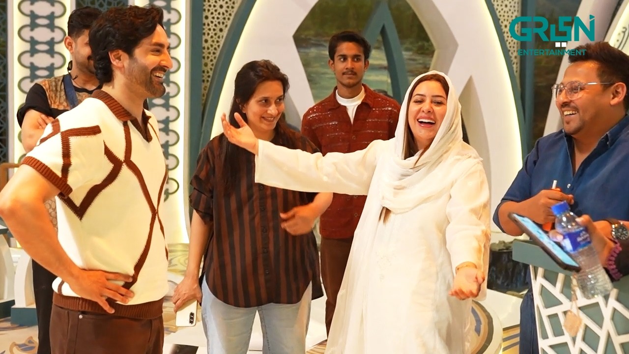 Danish Taimoor & Rabia Anum { BTS } Ramzan Special Transmission 2026 | Green TV