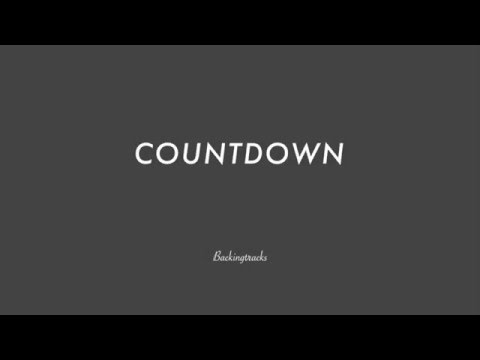 COUNTDOWN chord progression - Backing Track