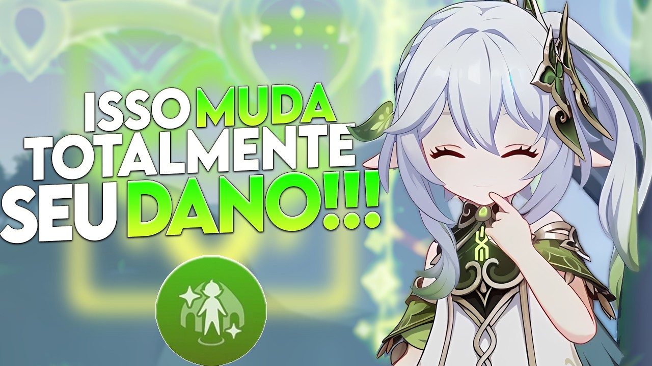 NAHIDA Ficou MAIS FORTE Em NATLAN! NÃO IGNORE Esse Detalhe! | Build F2P Genshin Impact
