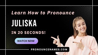 How to pronounce Juliska