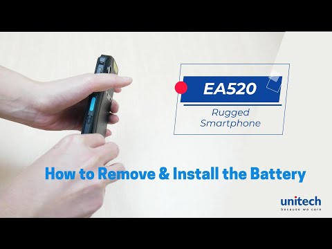 【Rugged Smartphone】EA520 How to Remove & Install Battery