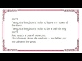Dionysos - Longboard Train Lyrics