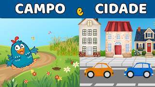 Campo e Cidade - O que tem no campo e na cidade!
