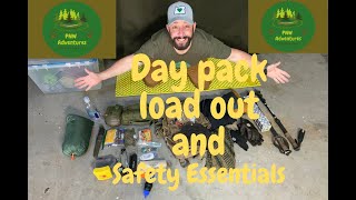 DayPack loudout and safety essentials