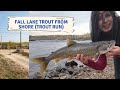 Video Thumbnail for Fishing the Fall Lake Trout Run from shore!