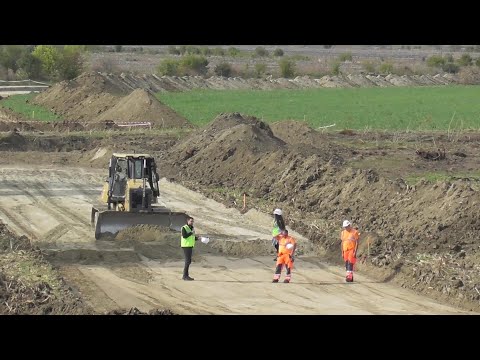 Izgradnja puta u radnoj zoni Jug 1 u Titelu