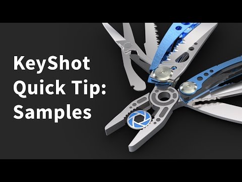 KeyShot Quick Tip: Samples
