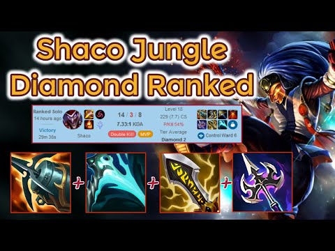 Shaco Diamond 2 Ranked - S12 Gameplay [League of Legends] Full Game - Infernal Shaco