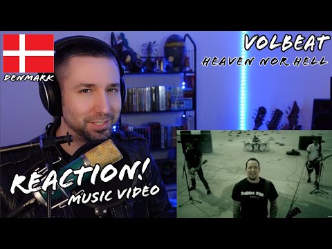 Metal Guitarist REACTS To Volbeat - Heaven Nor Hell [World Tour Day 8: Denmark]
