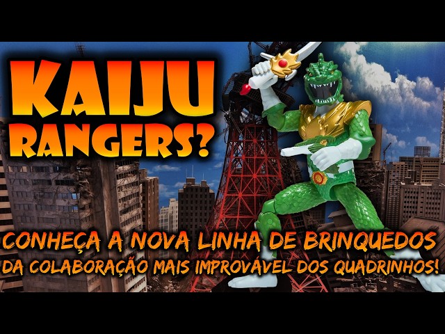 Vídeo relacionado con Power Rangers vs Godzilla - Figura Godzilla Kaiju Ranger verde de 5 pulgadas por Playmates Toys