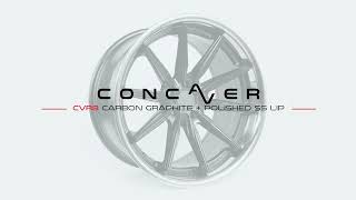 CONCAVER CVR8 hliníkové disky 9x19 (rozteč a ET na zakázku) Carbon Graphite