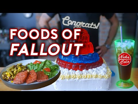 Jell-O Cake, Nuka Cola & Cram from Fallout | Binging with Babish