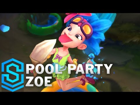 Pool Party Zoe Skin Spotlight - Pre-Release - League of Legends
