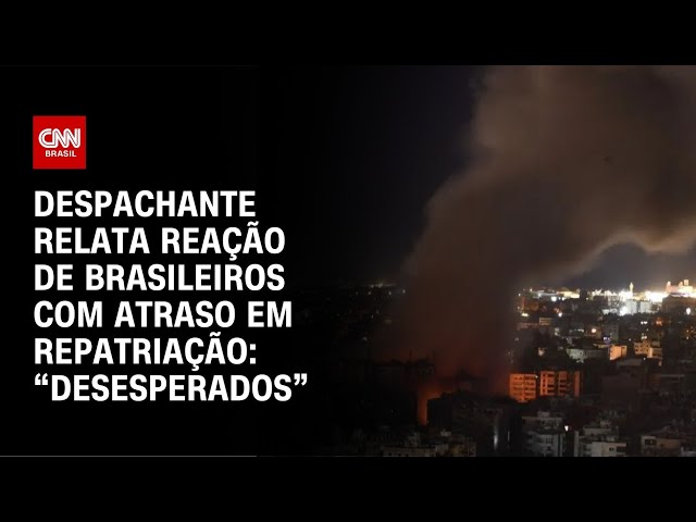 Despachante relata reação de brasileiros com atraso em repatriação: “Desesperados” | CNN NOVO DIA