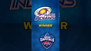 Mumbai Indians vs Delhi Capitals #ipl #shorts