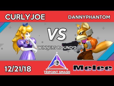 Tripoint Smash 40 - Winners Round 2 - CurlyJoe (Peach) Vs. DannyPhantom (Fox)