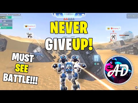 NEVER GIVE UP! Must See FFA Battle For Every WR Player - War Robots MAX Mk2 WR Gameplay