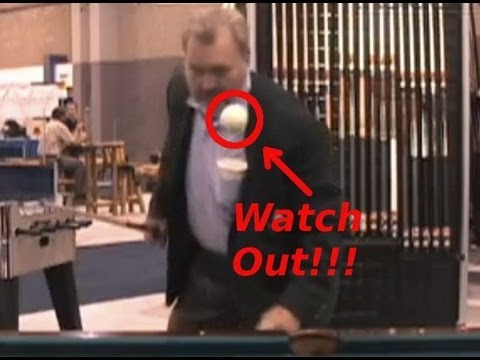 5 Funny Pool Trick Shots by Mike Massey