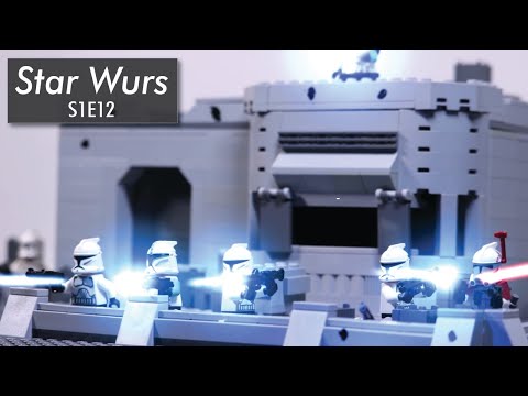 Republic garrison defending the FOB (Forward Operating Base) | Lego StarWurs stopmotion [S1E12]