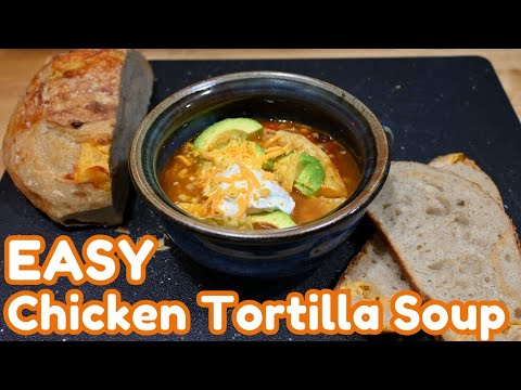 This Chicken Tortilla Soup is the BEST Winter Soup and Only Takes 30 Minutes | Easy Soup Recipe