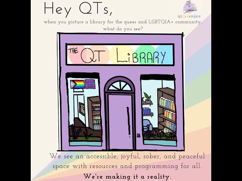 Jake Stepansky  talks about the new QT LIBRARY that is planned to open in Boston during PRIDE 26