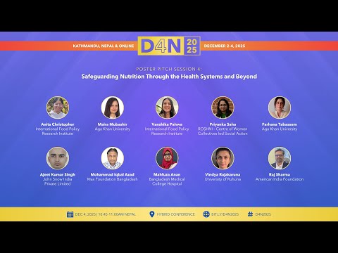 D4N Conference '25 | December 4 | Poster Pitch 4