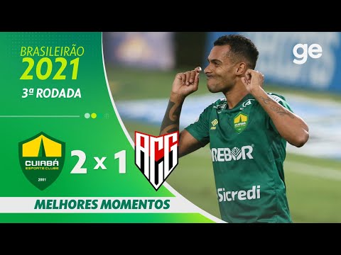 Gols e lances de Cuiabá x Atlético-GO