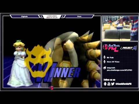 Smash @ Skyloft 10/2 - Losers Semis - Zigludo (Bowser) vs Pure (Peach)