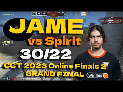 CSGO POV Virtus.pro Jame (30/22) vs Spirit (VERTIGO) @ CCT 2023 Online Finals 2 Grand final