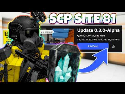 SCP Site 81 0.3 Update Finally RELEASED! | First Impressions