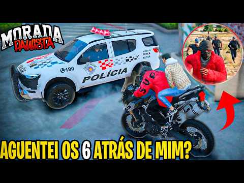 🚨EP 07 - DEI FUGA DA POLÍCIA… MAS 6 VIERAM ATRÁS DE MIM! - GTA RP